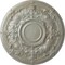 Ekena Millwork Oslo Ceiling Medallion (Fits Canopies up to 10 1/2"), Hand-Painted Flash Gold, 28 1/8"OD x 1 3/4"P CM28OSFLS - alternate 1